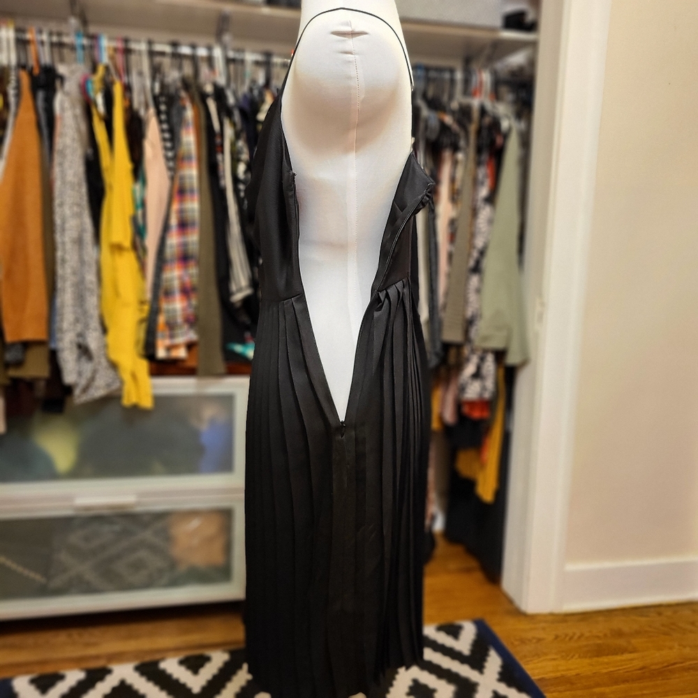I HEART RONSON black accordion pleated dress - Picture 3 of 10